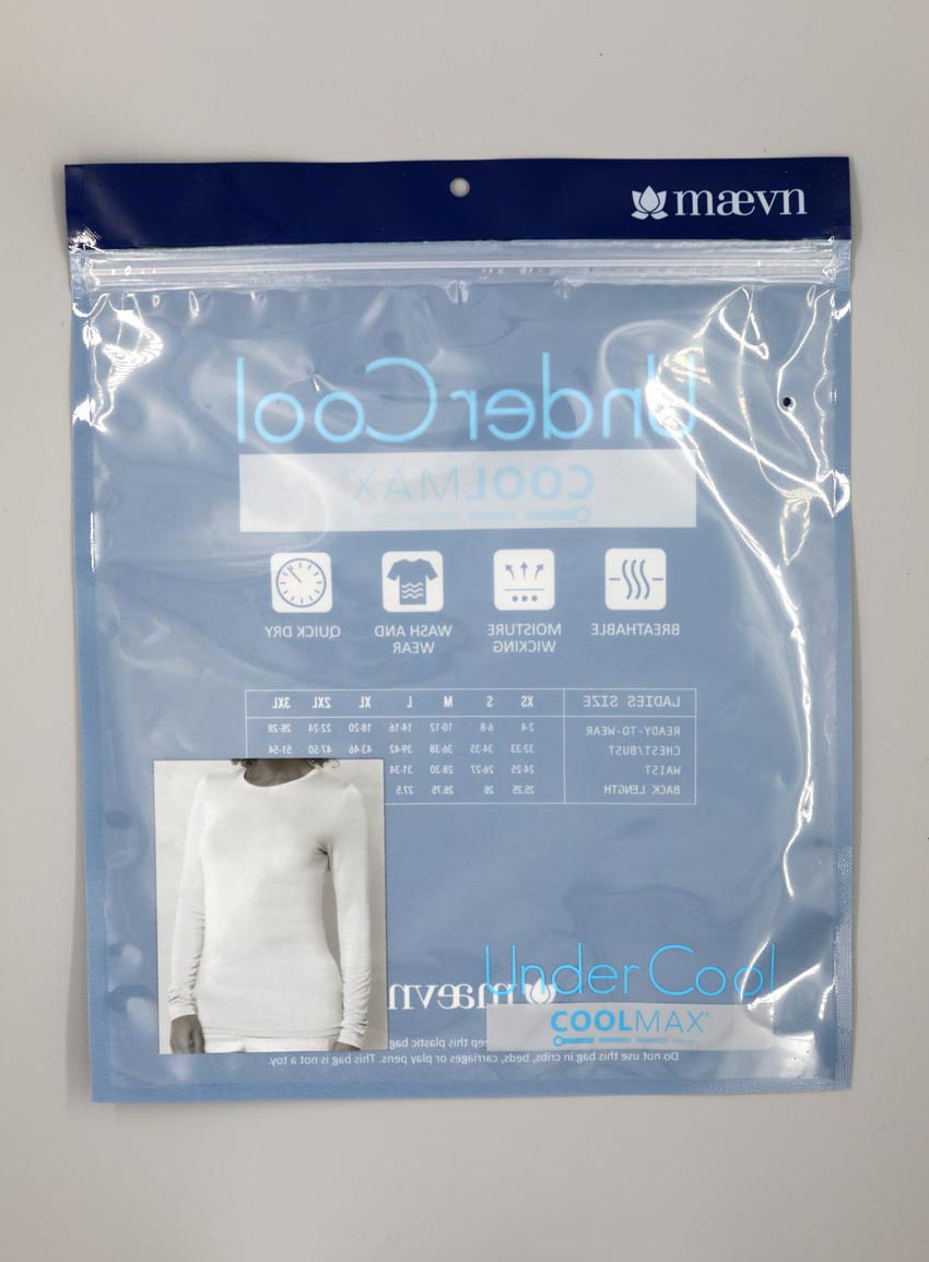 PET/PE三邊封拉鏈袋用于衣服包裝