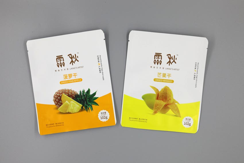 OPP/VMPET/PE復(fù)合膜袋 三邊封袋用于堅果包裝袋